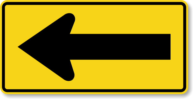 black left arrows