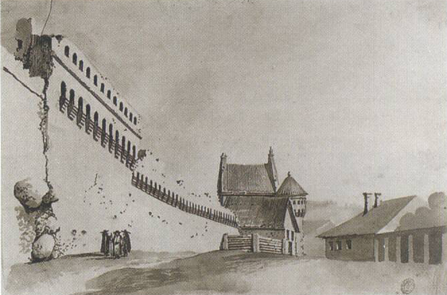 Vaizdas:Defensive wall near Subačius gate.Vilnius.Lithuania.jpg