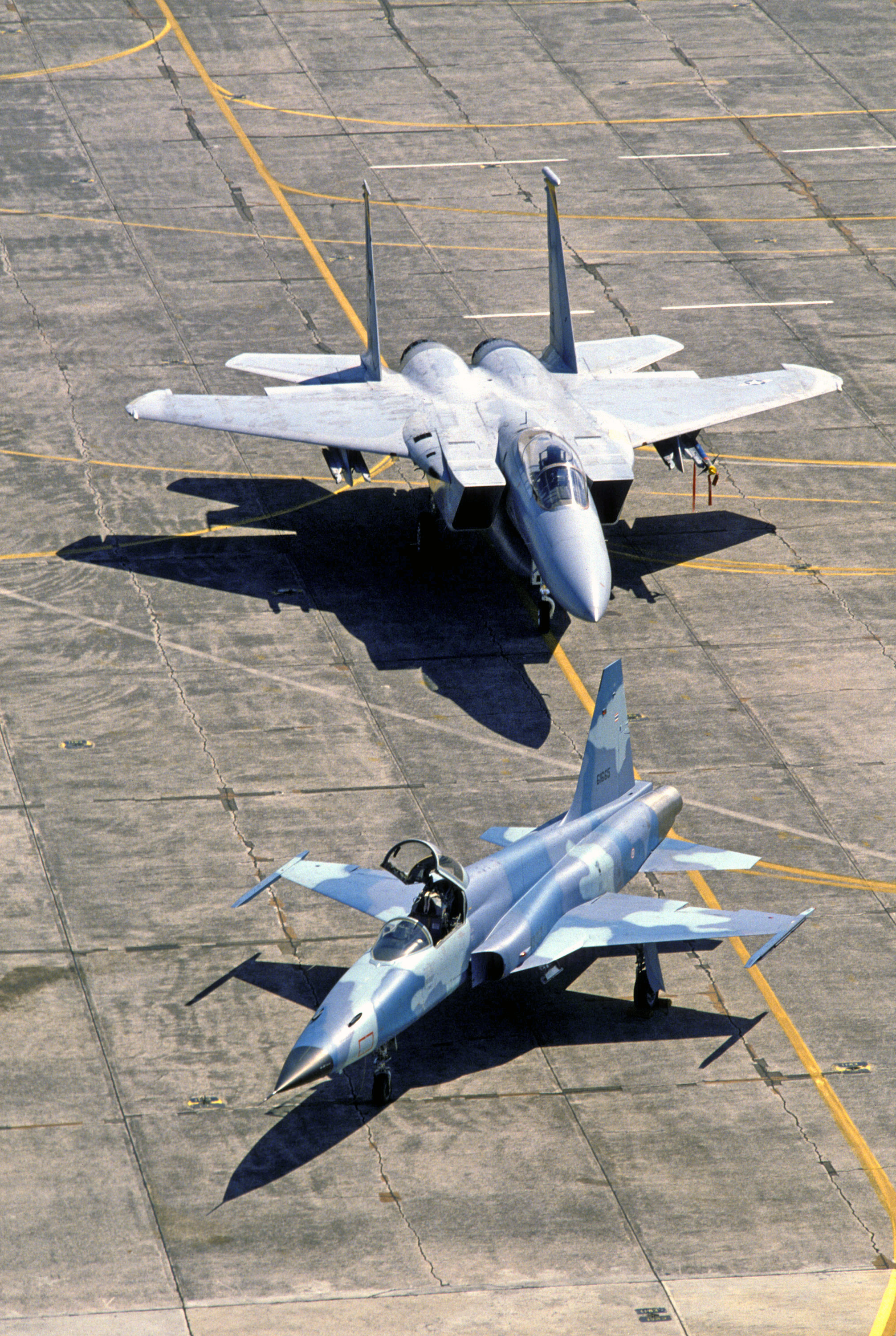 Size Comparison F 5 Vs F 15 Aviation