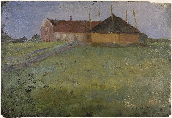 File:Farmhouse with Haystack by Piet Mondriaan.jpg