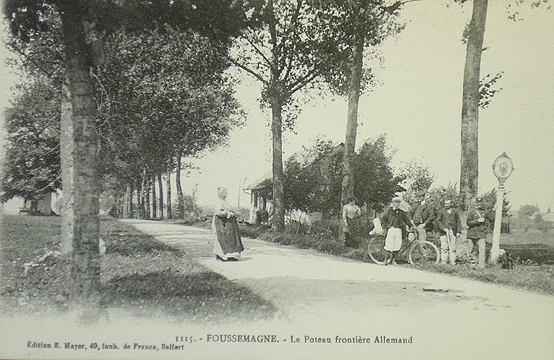 File:Frontière franco-allemande à Foussemagne, près de Belfort, en France, entre 1871 et 1918.jpg