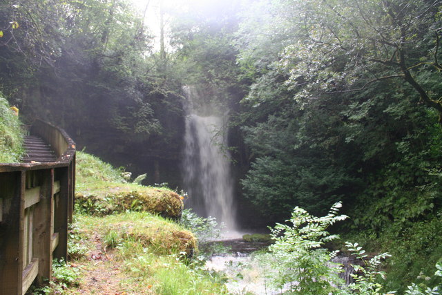 File:Glencar Waterfall - geograph.org.uk - 243467.jpg