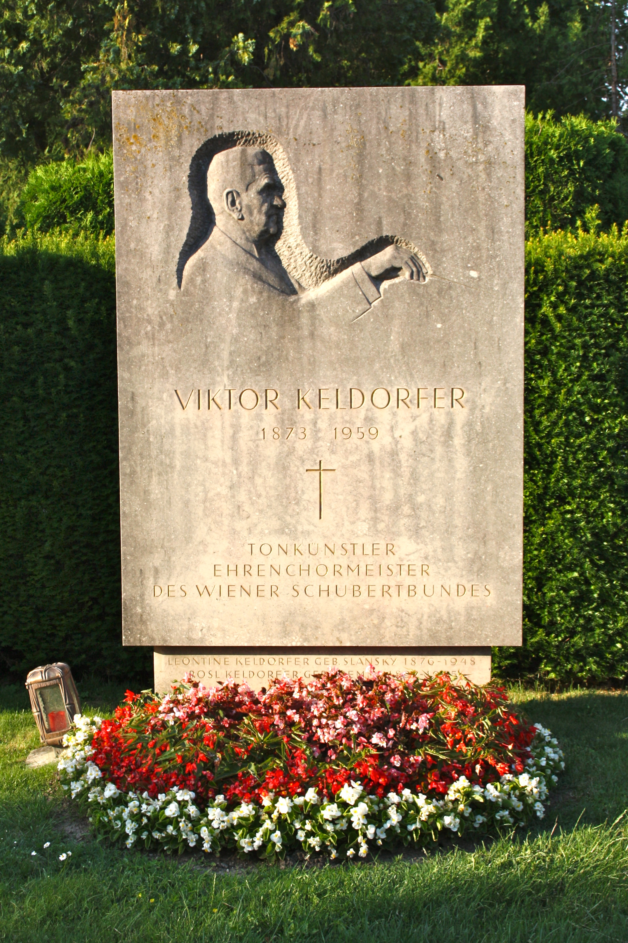 Grave of Viktor Keldorfer at the [[Vienna Central Cemetery