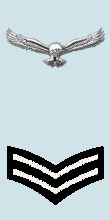 Shoulder Rank Patch of the Corporal of the Indian Air Force