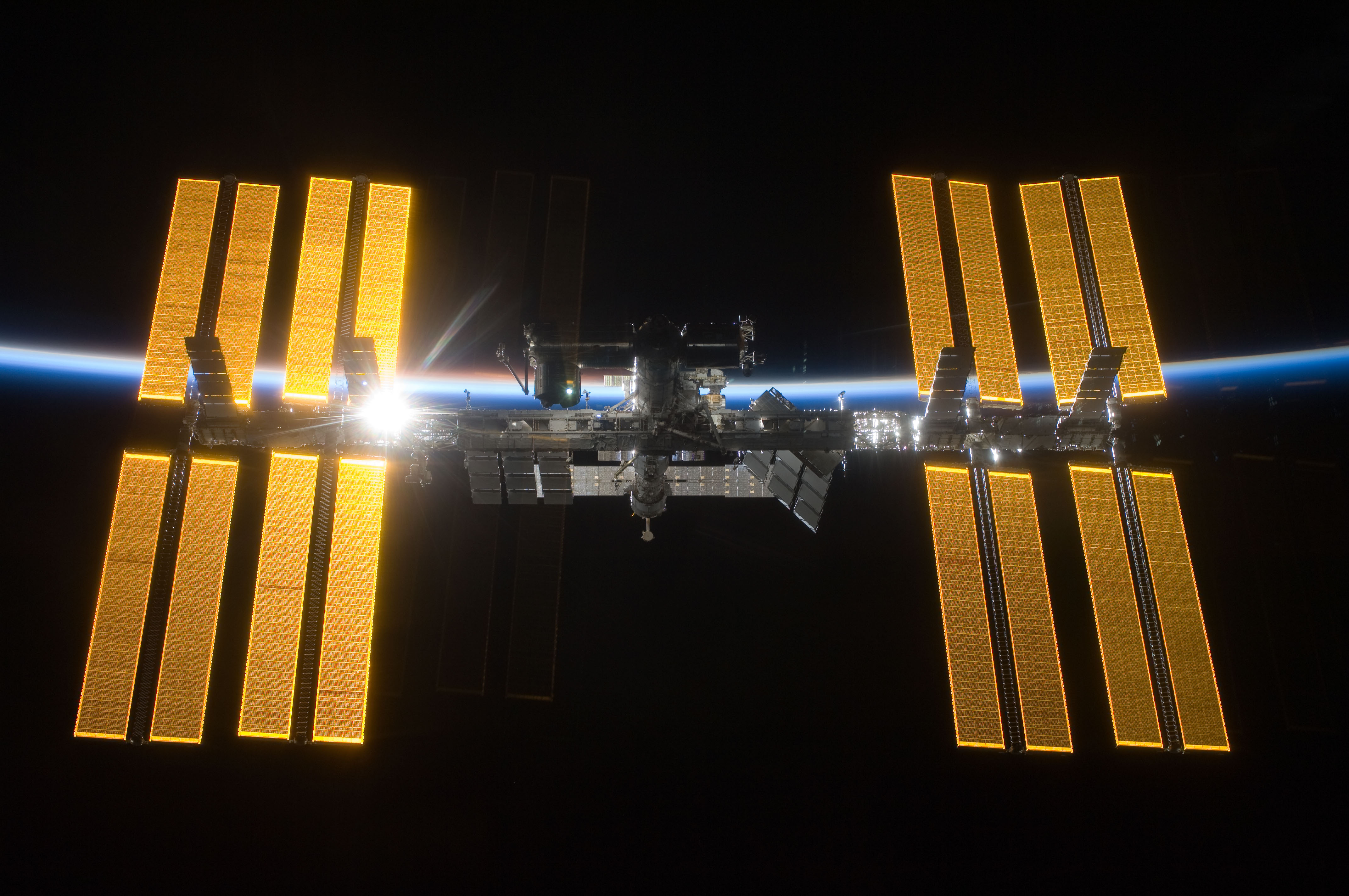 space station from earth at night 3 21 2022