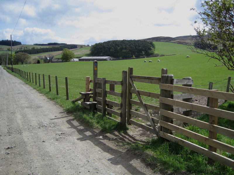 John Buchan Way, Easter Dawyck - geograph.org.uk - 1863066