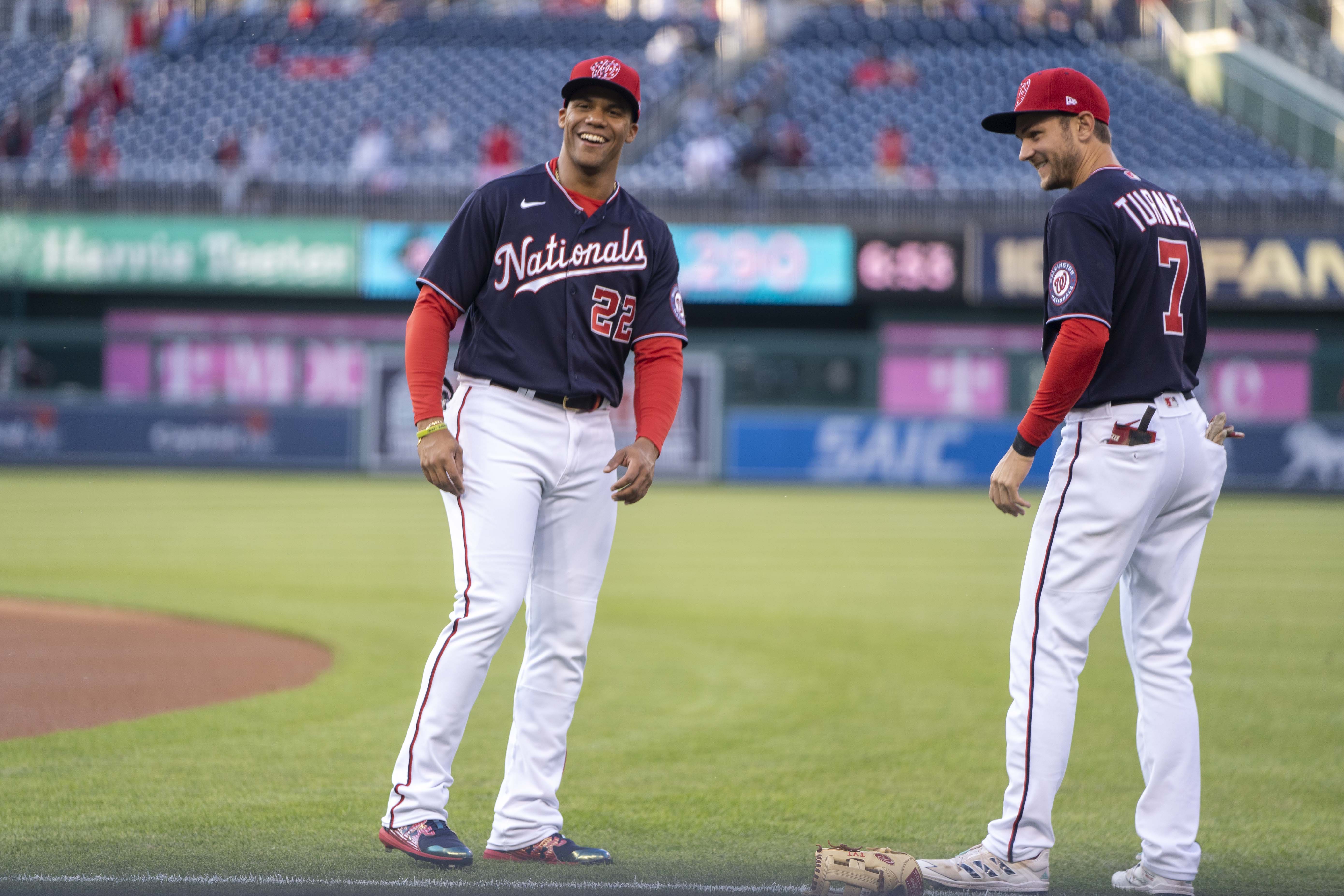 Juan Soto and Trea Turner (presumably) postgame : r/baseball