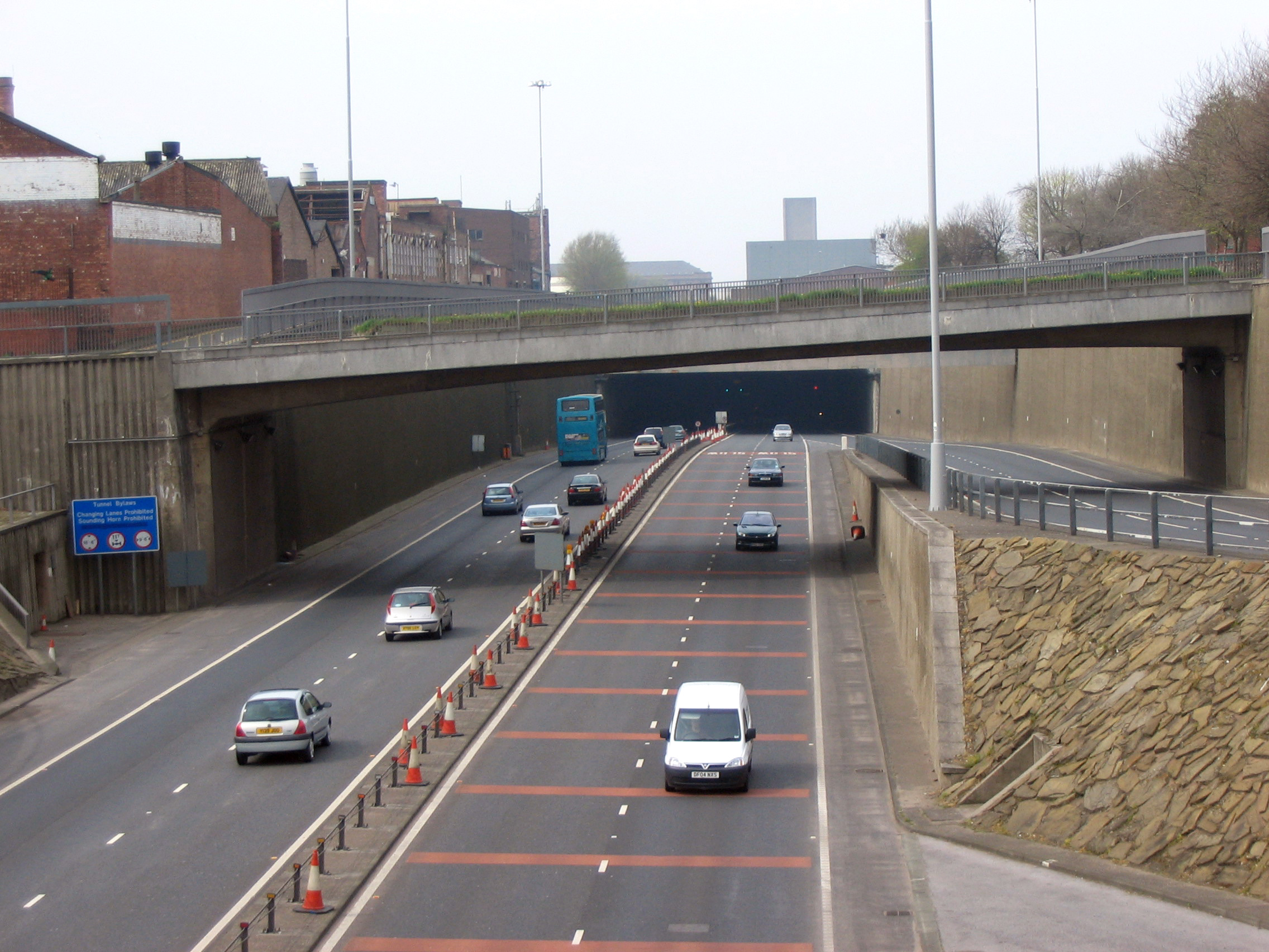 Liverpool Entrance to the Kingsway Tunnel