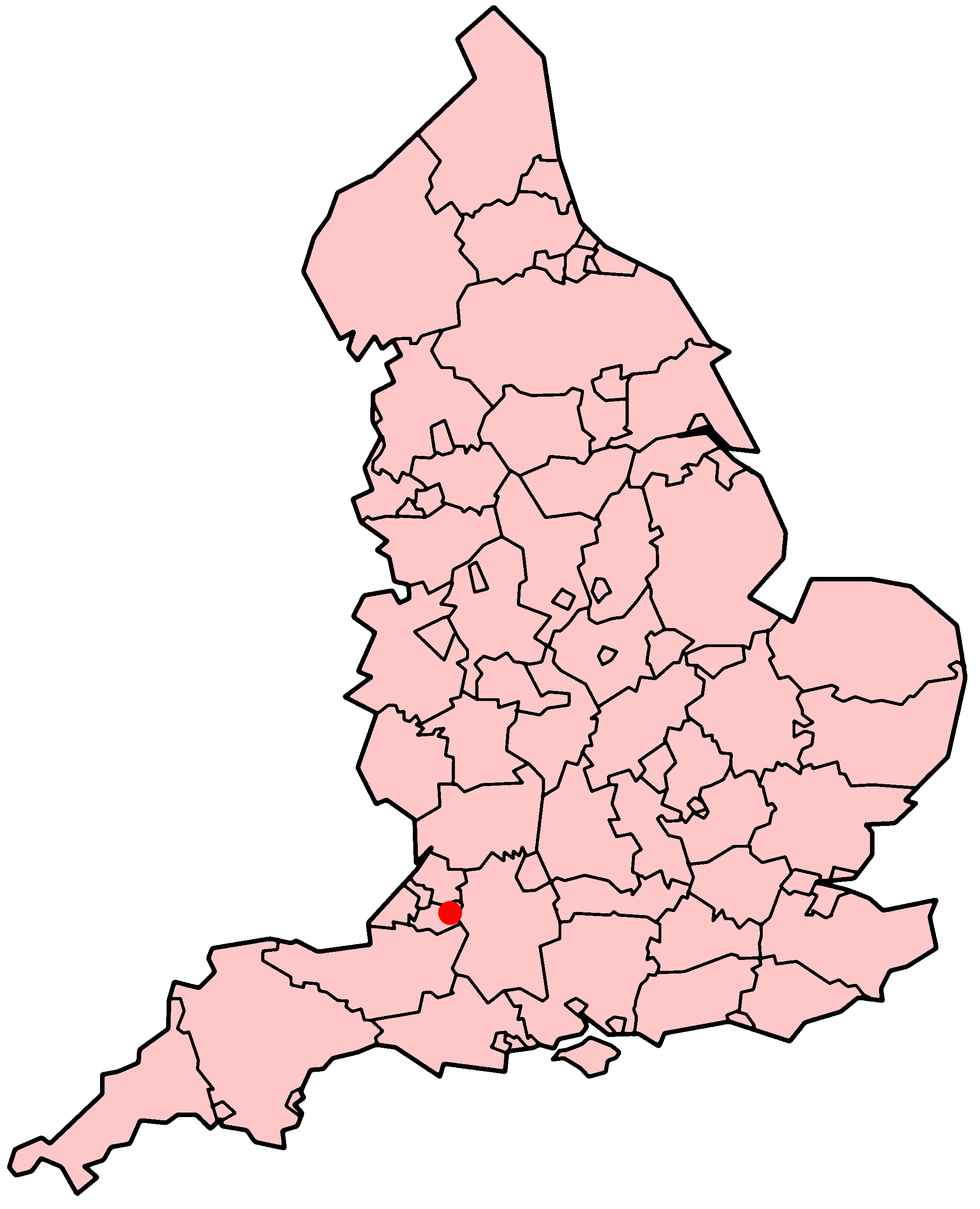 location of bath england