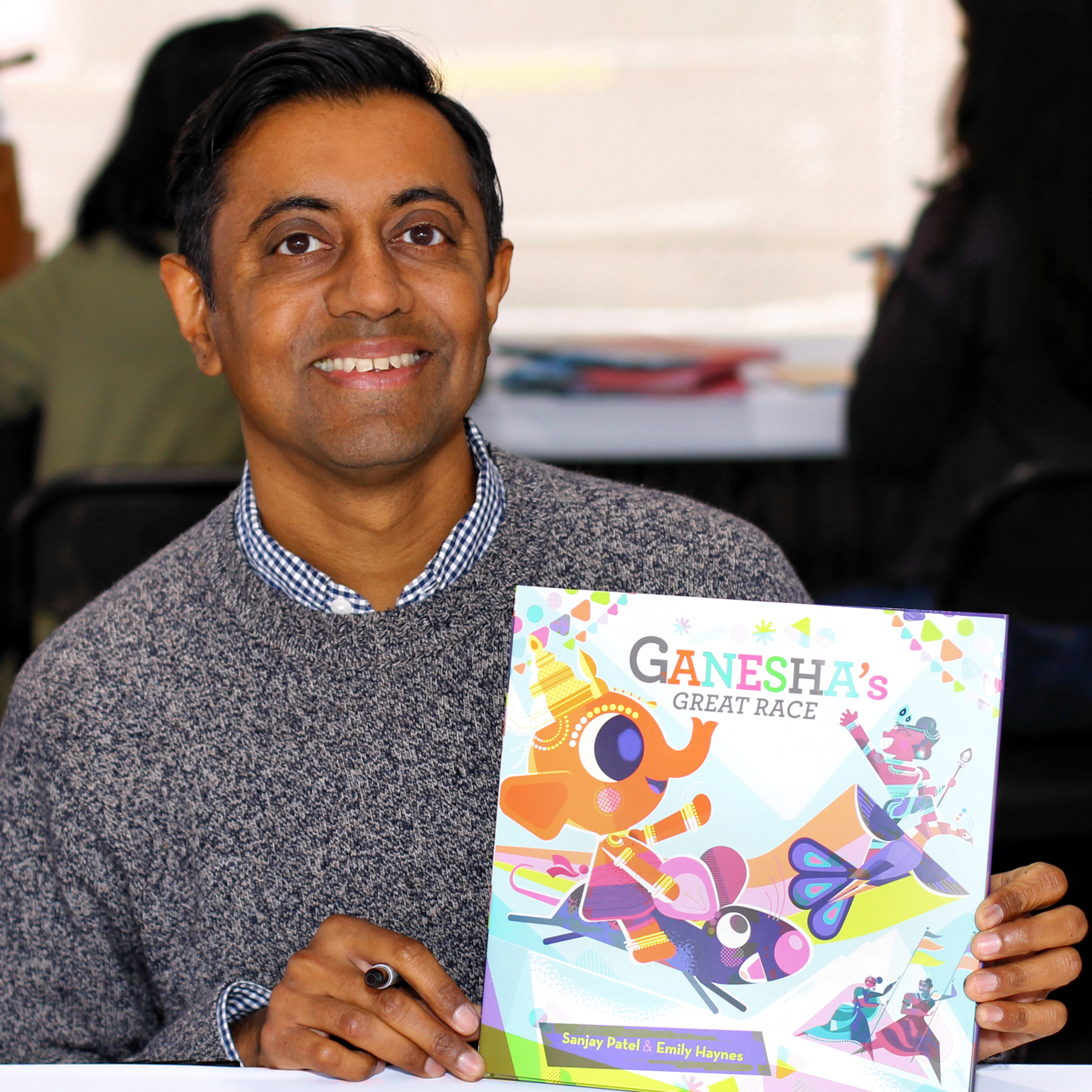 Patel at the 2023 Texas Book Festival