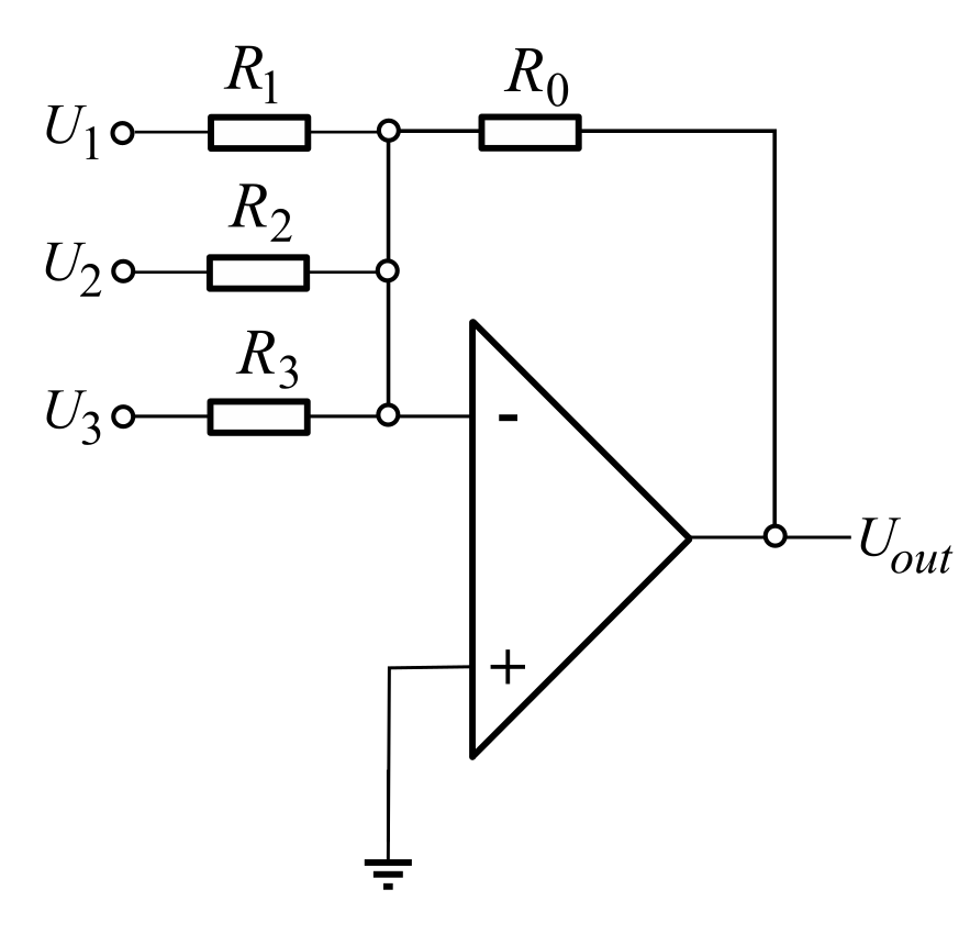 3 сумматор. Сумматор на операционном усилителе схема. Схема сумматора на ОУ С однополярным. Троичный сумматор. Сумматор датчика.