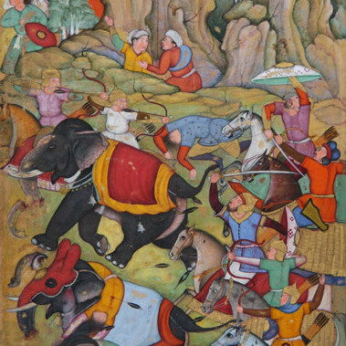 File:Timur defeats the sultan of Delhi (cropped1to1).jpg