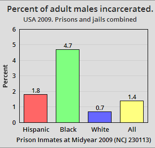 File:USA 2009. Percent of adult males incarcerated by race and ethnicity.png