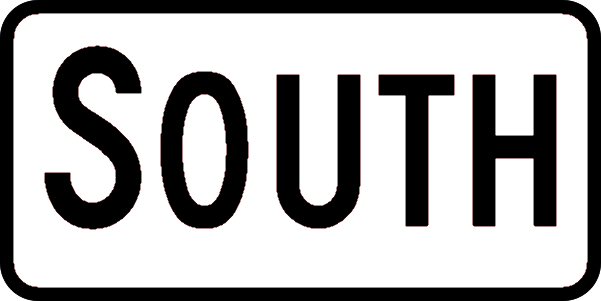 route sign outline