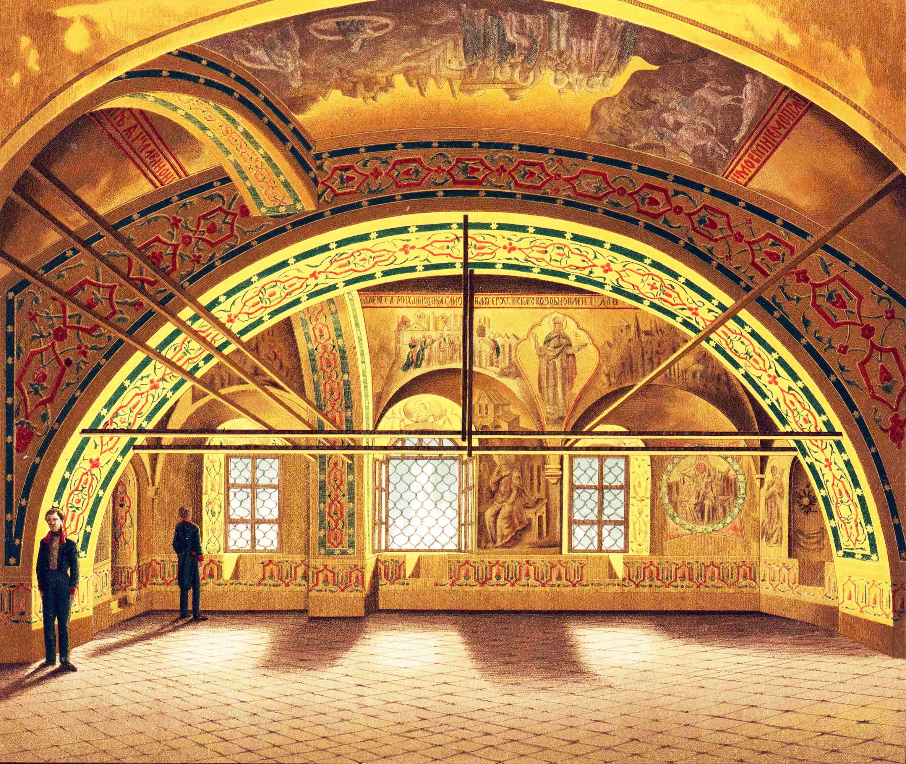 Роспись Золотой палаты Кремлевского дворца