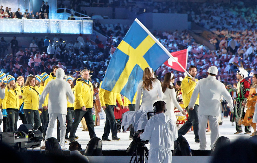 2010 Winter Olympics national flag bearers