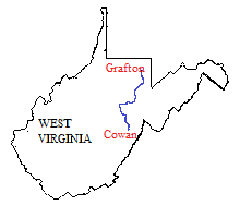 Map of the Appalachian and Ohio Rail line Appalachian and Ohio Rail.png