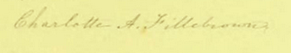 File:Charlotte Ann Fillebrown Jerauld signature (Our woman workers, 1882).png