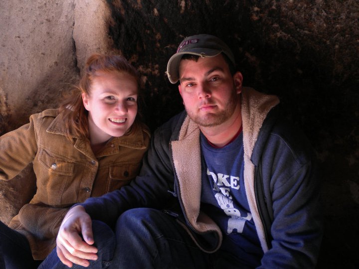 Christopher and Stephanee Giles at Bandalier National Monument 2010.