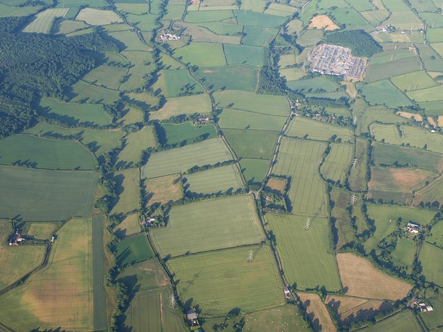 File:Countryside around Burrow from the air - geograph.org.uk - 1388719.jpg  - Wikimedia Commons