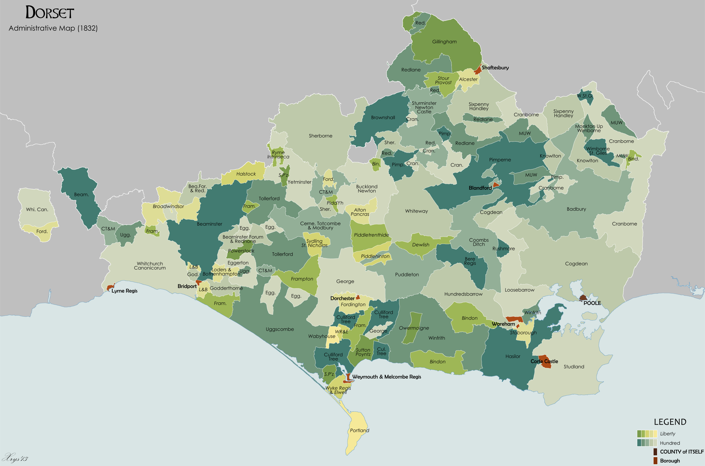 History of Dorset