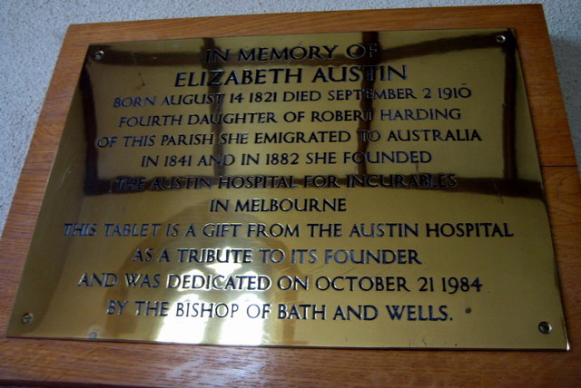 File:Elizabeth Austin memorial - St Margaret's Middle Chinnock - geograph.org.uk - 1207424.jpg