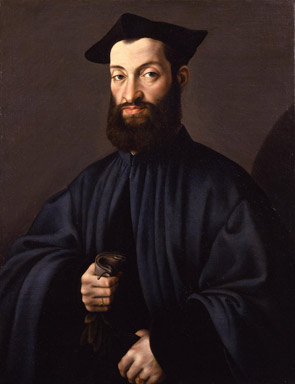 File:Jacopino del Conte, Portrait of a man with a glove. Oil on canvas, 75 x 59 cm)..jpg