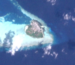 NASA satellite image of Kudahuvadhoo