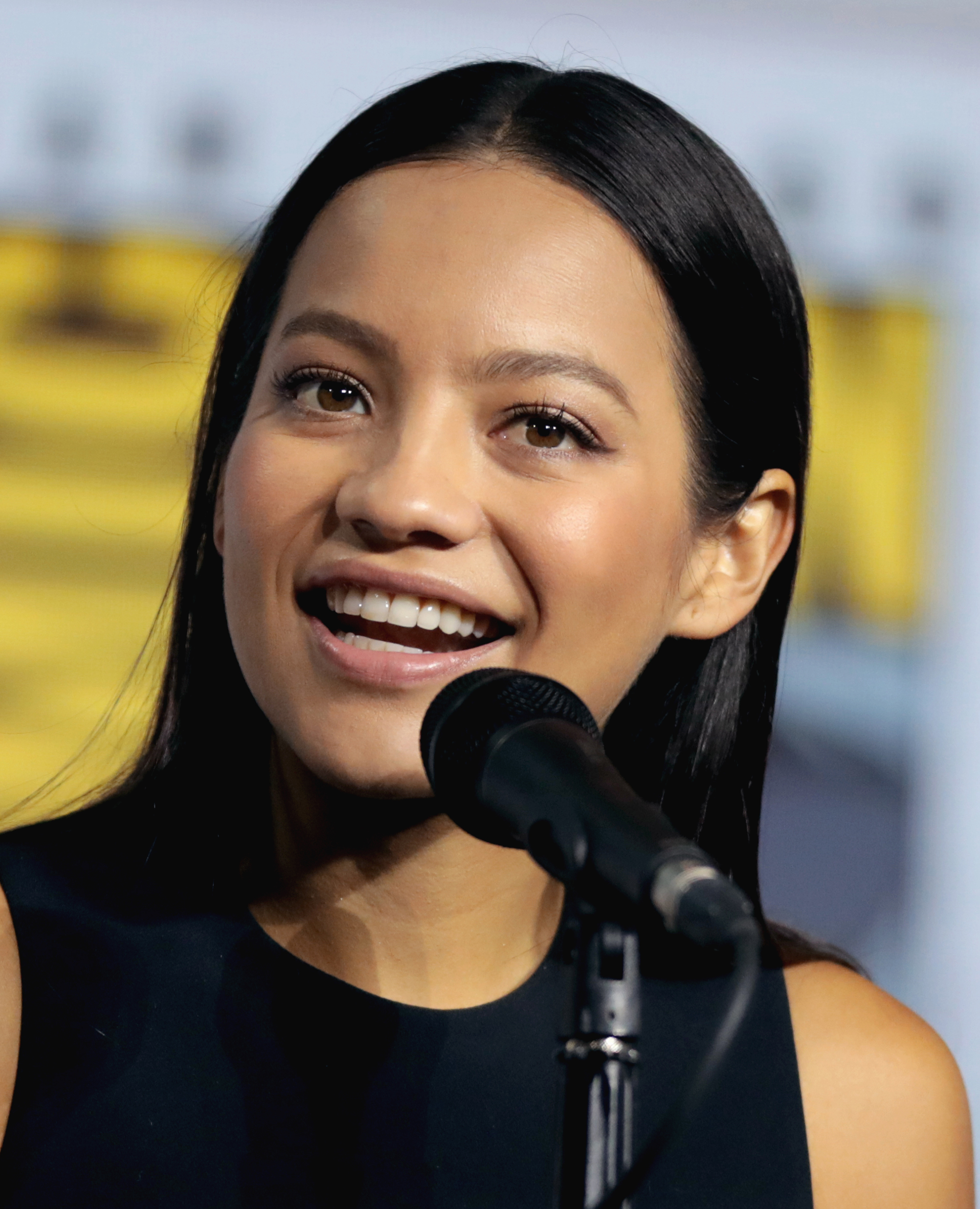 Reyes at the 2019 [[San Diego Comic-Con]]