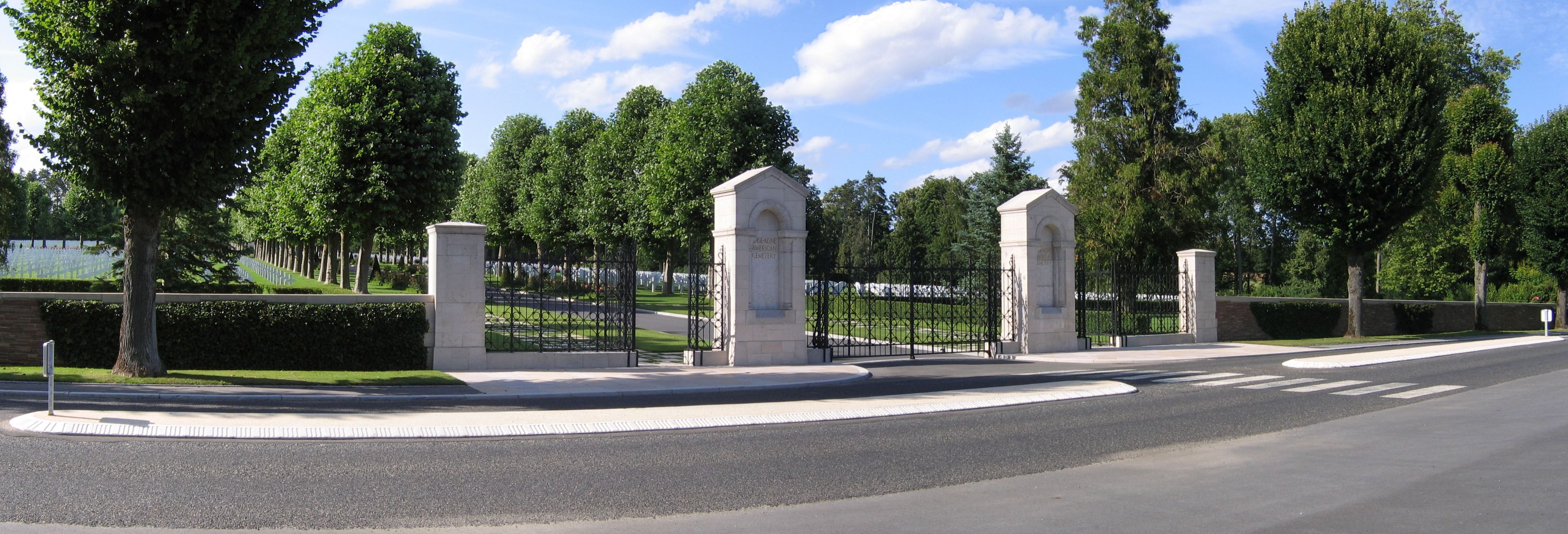 Fileseringes Et Nesles Oise Aisne American Cemetery Entrance