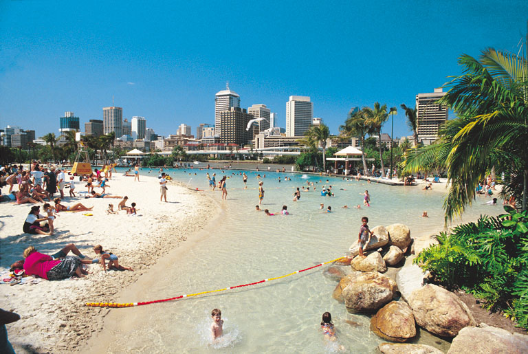 South Bank Beach, Brisbane