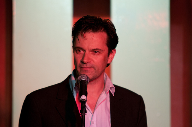 Gardner onstage at 100 Club, 2010