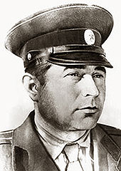 Commander of the crew of the 2nd division, Major M. Voronov, who shot down the U-2