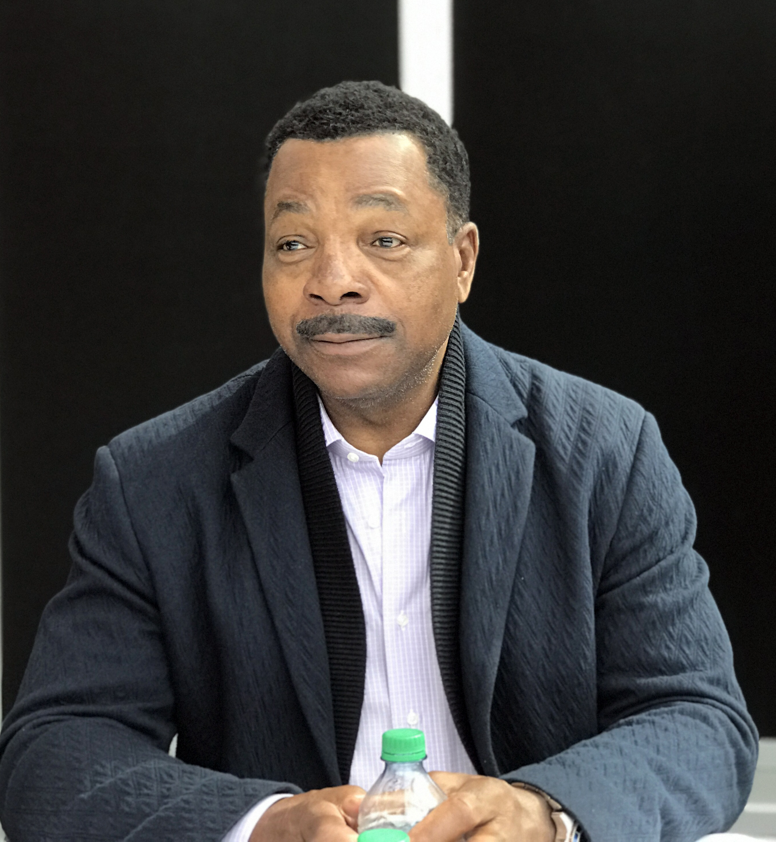 Photo of a photo of Carl Weathers at San Diego State - College