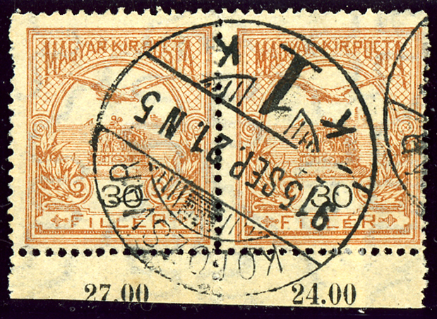 File:1915 Kolozsvar 30filler paire Transylvania.jpg