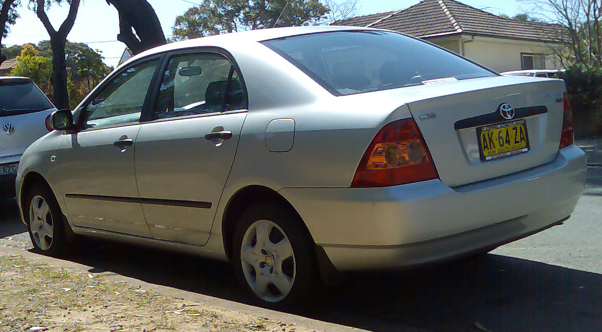 toyota corolla conquest 2008 sedan #5