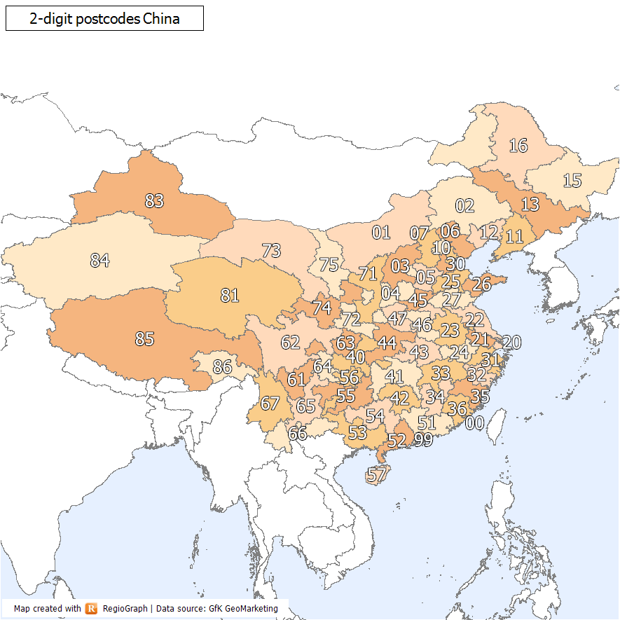 中华人民共和国境内地区邮政编码列表 维基百科 自由的百科全书