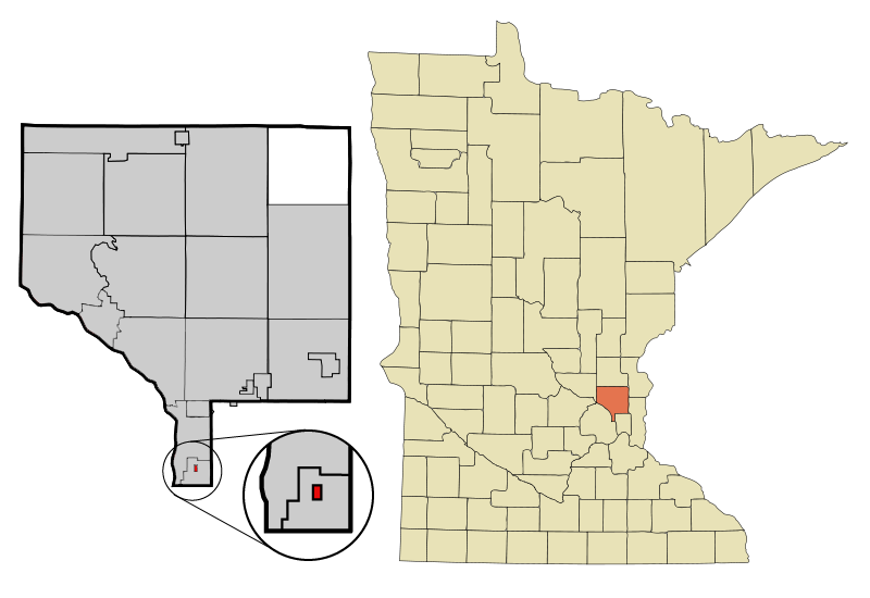 File:Anoka Cnty Minnesota Incorporated and Unincorporated areas Hilltop Highlighted.png