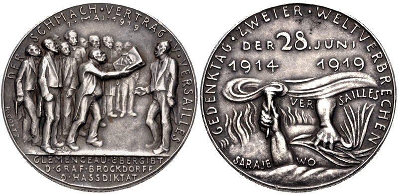 Файл:Commemorative medal issued on the occasion of the 10th anniversary of the Treaty of Versailles.jpg