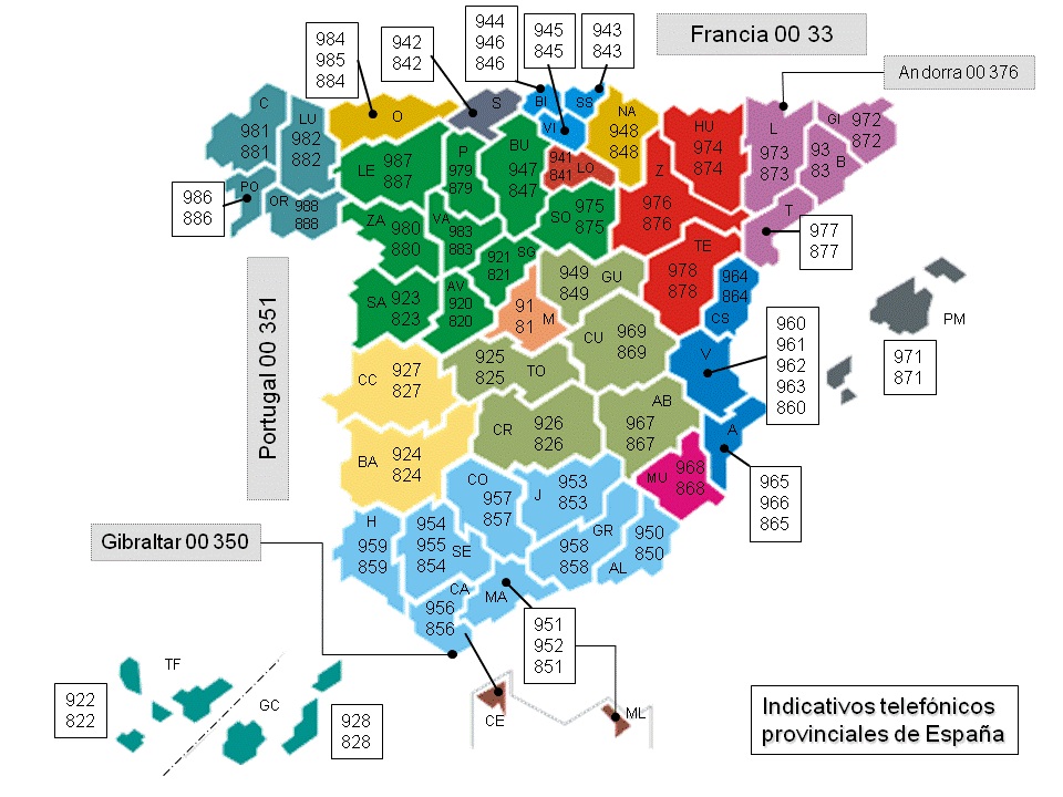 Telephone numbers in Spain - Wikipedia
