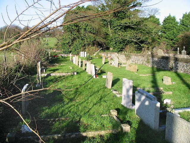 File:Graveyard at St Augustine's church, East Langdon - geograph.org.uk - 625162.jpg