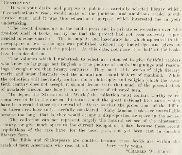 File:HC article printing a letter from Dr. Eliot, July 24 1909.jpg