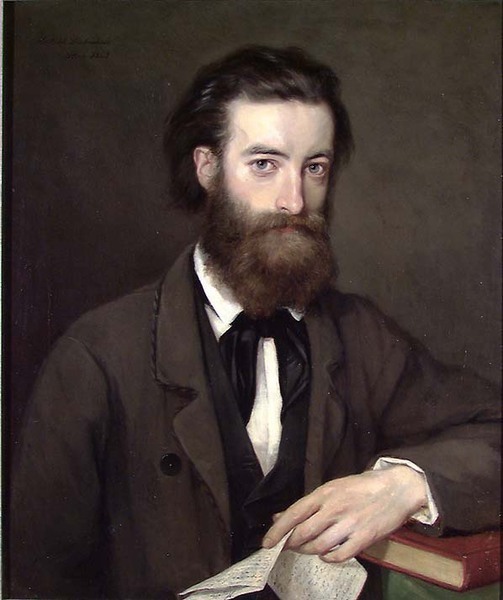 File:Johanne Mathilde Dietrichson - Portrait of Professor Lorentz Dietrichson - Professor Lorentz Dietrichson - Nasjonalmuseet - NG.M.01776.jpg