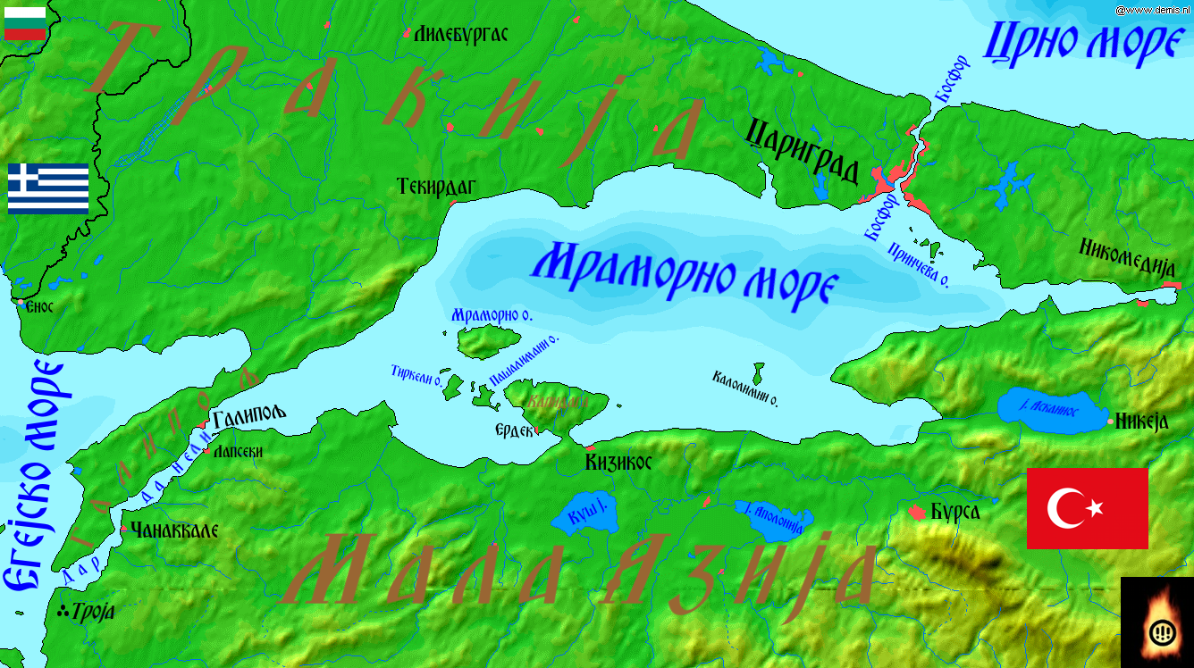 Пролив босфор на карте евразии физическая карта