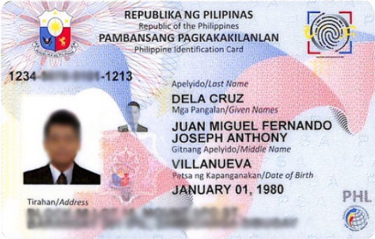 Philippine national identity card - Wikipedia