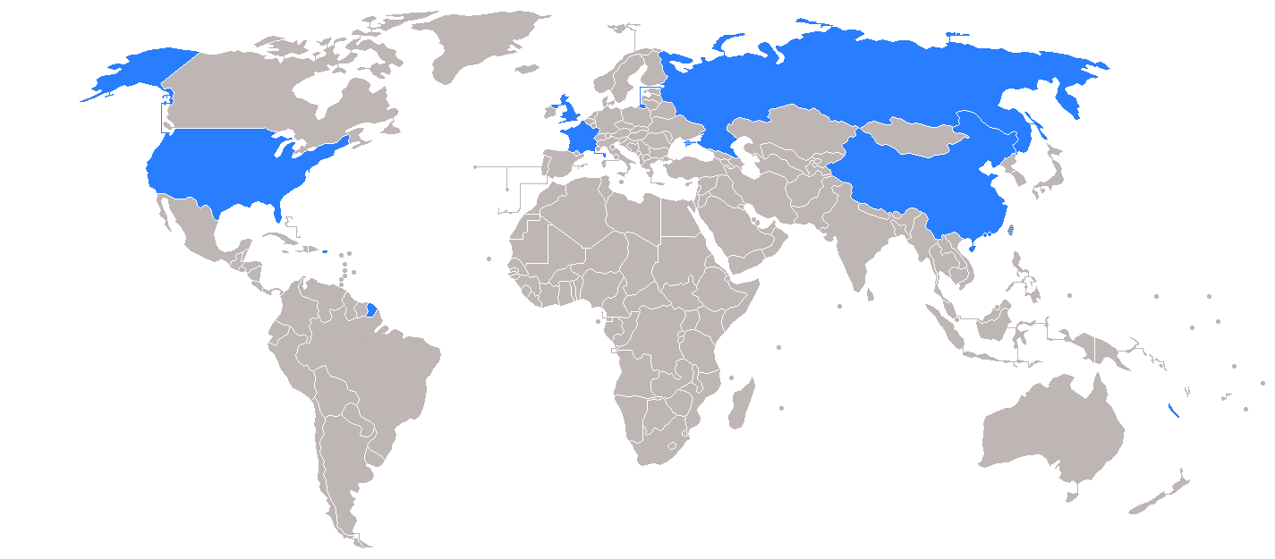 Permanent Members Of The United Nations Security Council Wikipedia