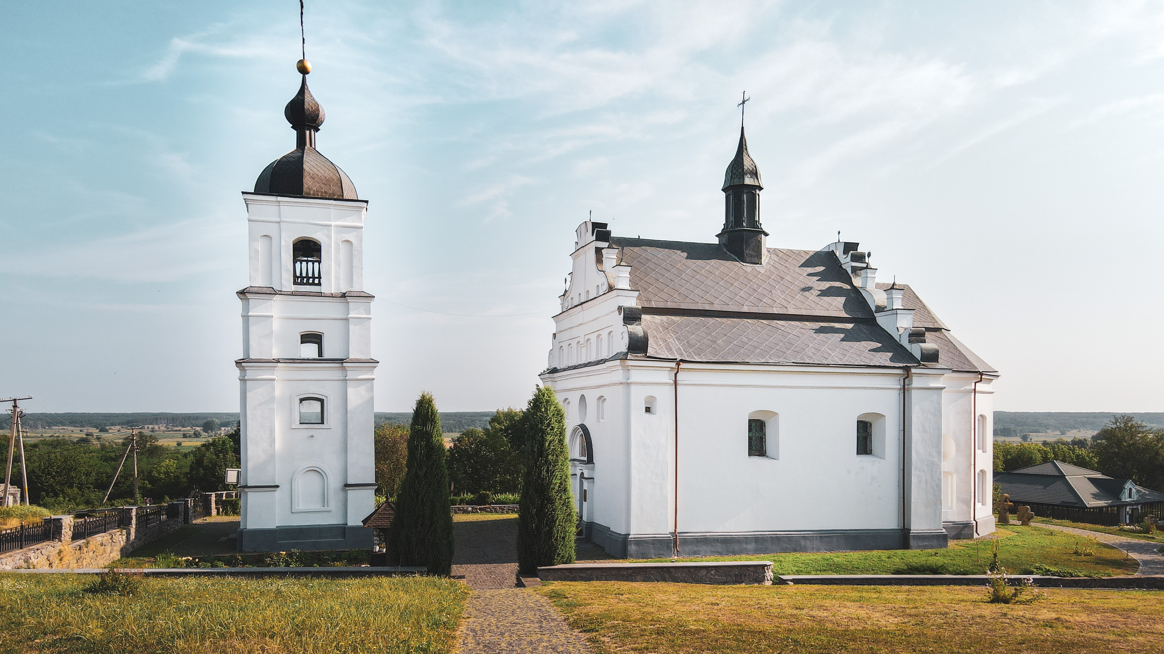 Бабинская Церковь вид сверху