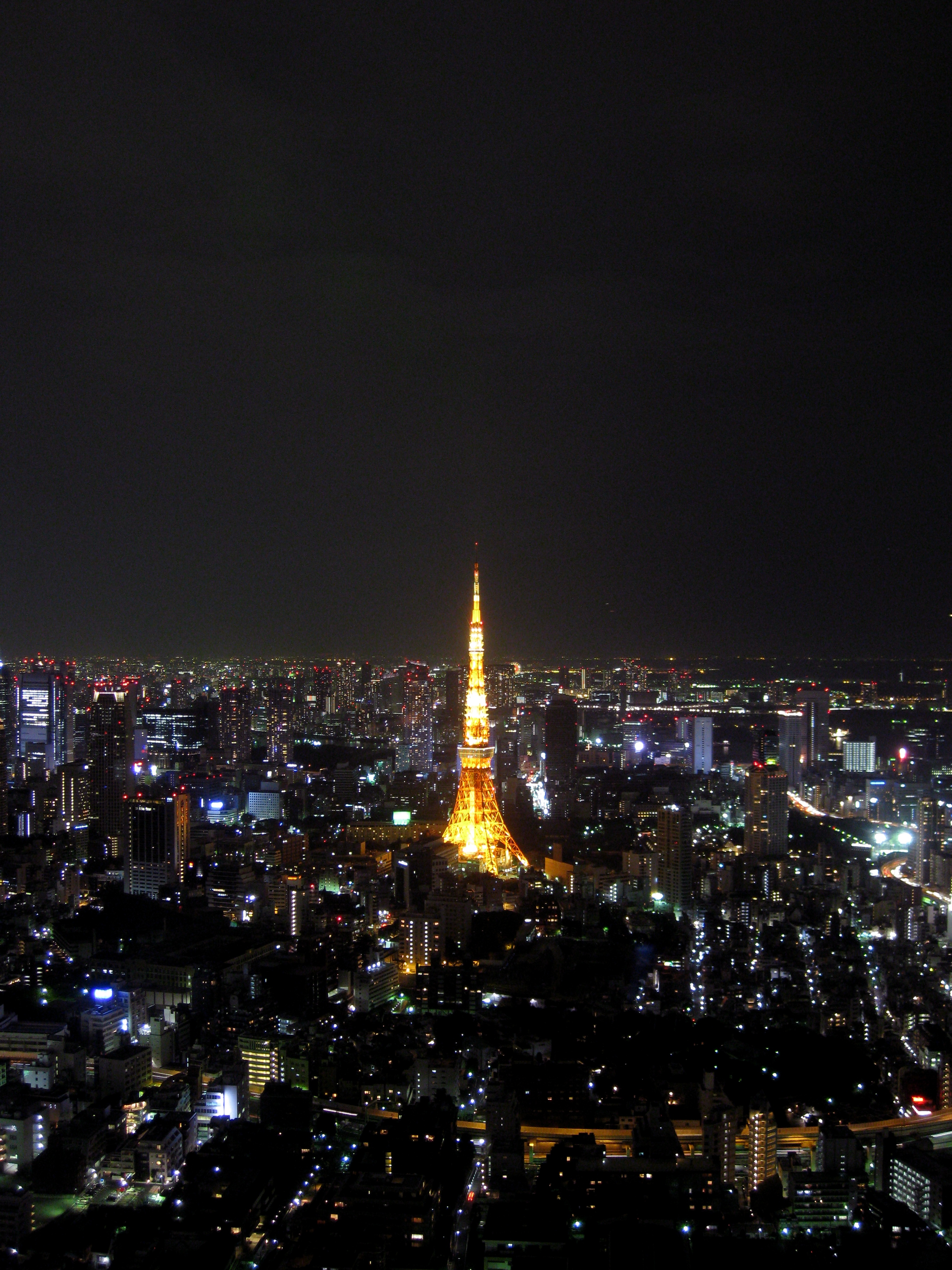 File 六本木ヒルズから見える東京タワー Panoramio Jpg Wikimedia Commons