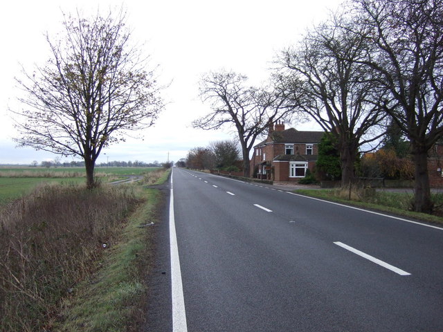 File:A18 heading east near Levels Farm - geograph.org.uk - 3825938.jpg