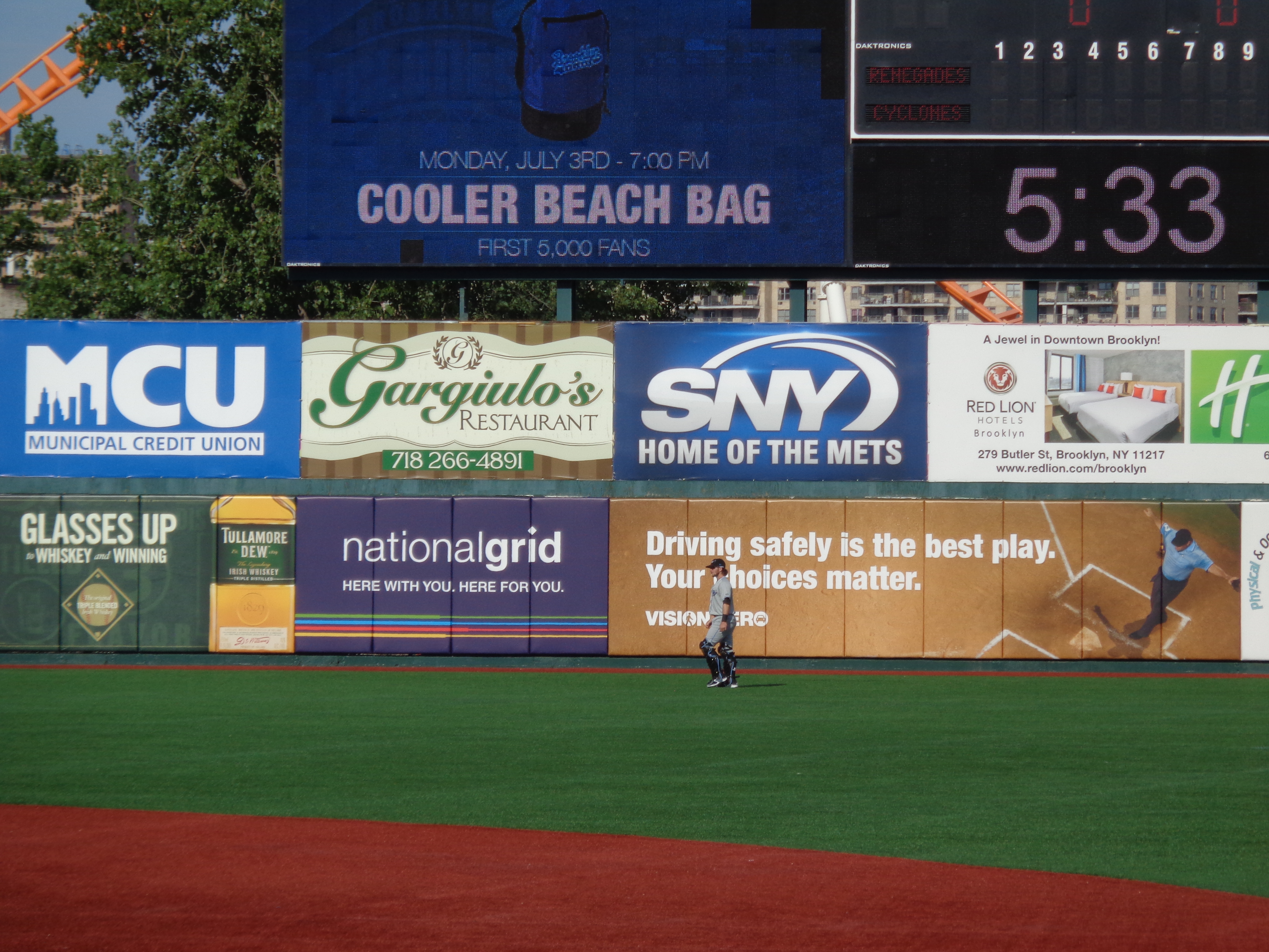 Renegades vs Cyclones baseball